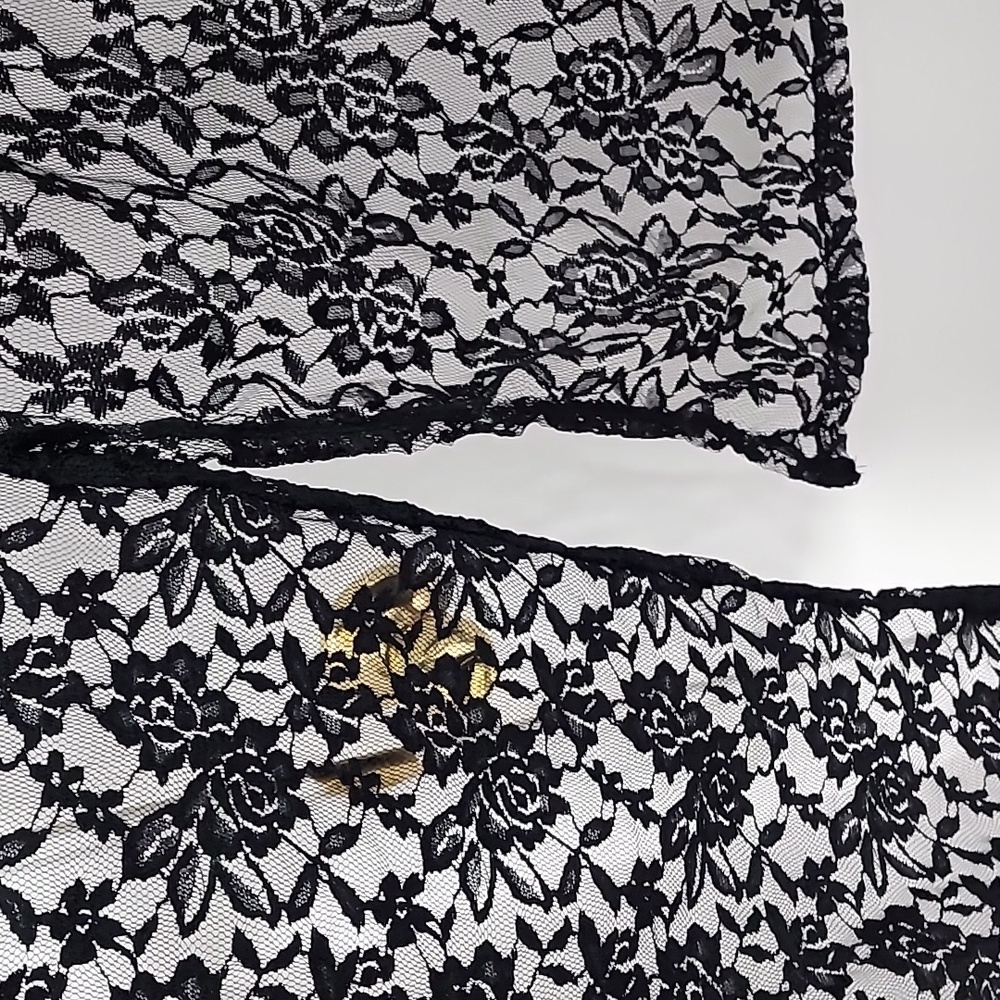 Black Lace Duster New Without Tags - image 4